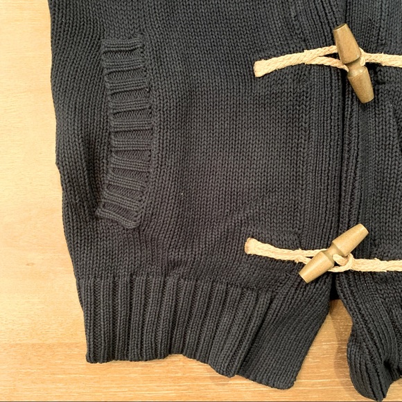 All Saints - Ernst Cardigan - chunky knit sweater Size Small - Navy - Picture 2 of 4